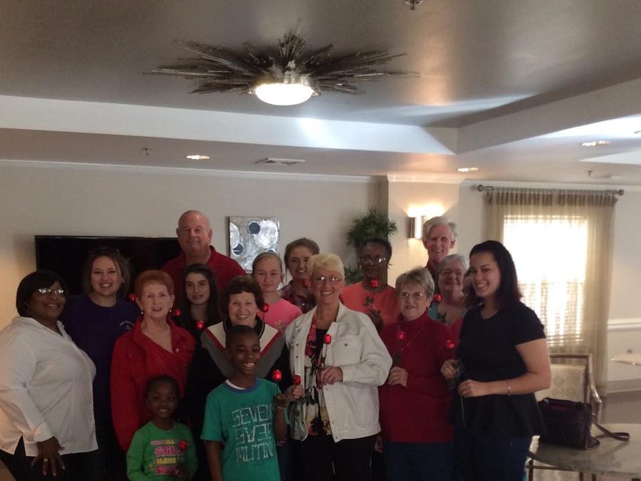 Christ Church outreach ministry volunteers serving the community in Alexander, AR